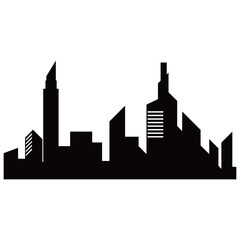 Obraz premium City Silhouette Element