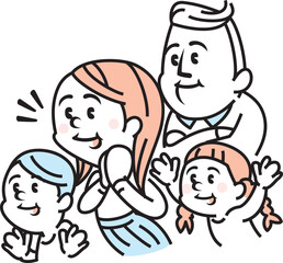 family illustration