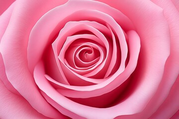 Romantic and graceful pink spiral, exuding a sense of delicacy and beauty in its captivating patterns, Generative AI
