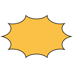 Explosion Shape Vector