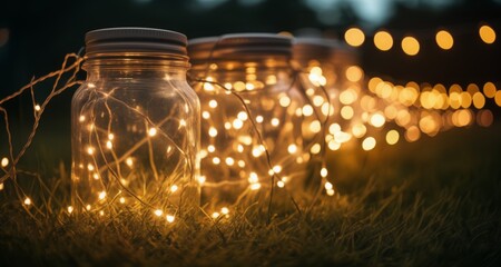 Obraz premium Illuminated ambiance for a magical night