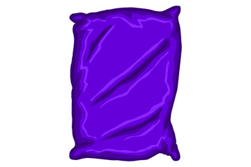 Set of Blue pillow vector