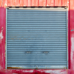  Vehicle roller door texture. Slide door shutter background