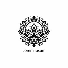 a yoga logo design