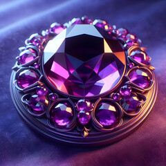 Diamond tiara adorned with sparkling gemstones 
