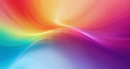 Fototapeta premium Vibrant abstract wave of color
