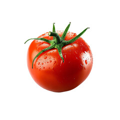 fresh tomato isolated on transparent or white background