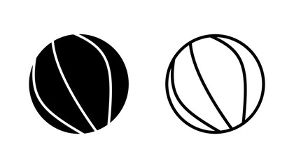 Basketball icon set. Basketball ball icon. Basketball logo vector icon