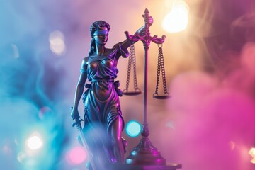 The Statue of Justice - lady justice  - obrazy, fototapety, plakaty