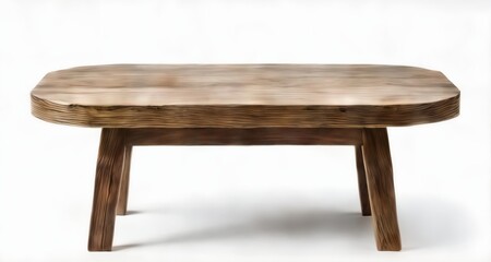  Timeless elegance - A wooden bench with a classic design
