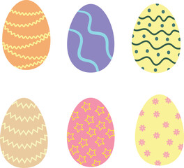 Easter Eggs : Hand-Drawn Vector Illustration