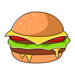 Hamburger Vector Illustration