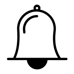 This is the Bell icon from the Holidays icon collection with an Mixed style
