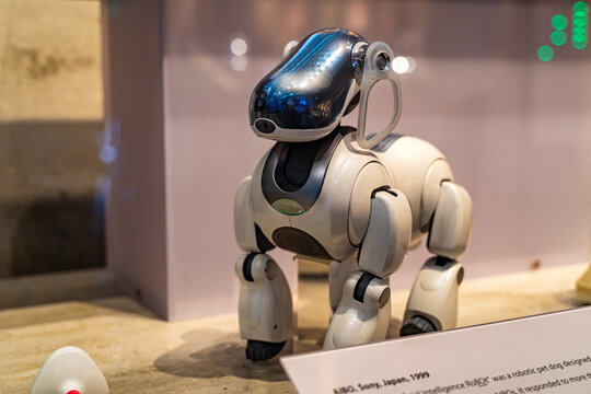 Sony Aibo Robot Dog 1999 at the Computer History Museum
