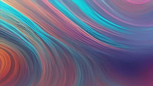 Colorful gradient 3d Abstract background with lines effect and psychic waves with calming rhythms.