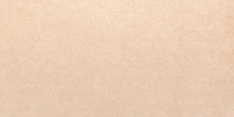 Abstract brown paper sheet, parchment or papyrus surface. Background of brown kraft paper or cardboard texture. vector realistic illustration