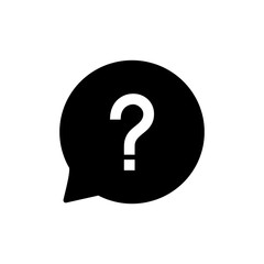 Question Icon vector isolated on white background. Question mark sign. help icon. Faq