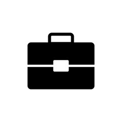 Briefcase icon vector isolated on white background. Briefcase vector icon