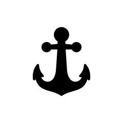 Anchor icon vector isolated on white background.Anchor symbol logo. Anchor marine icon.