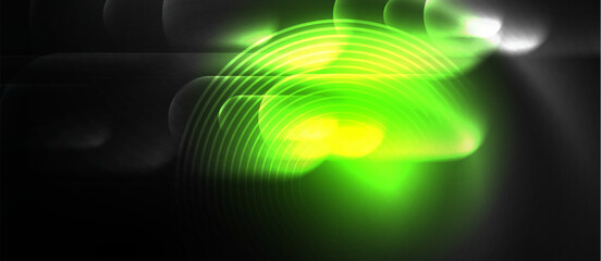 Glowing light neon shiny background. Vector Illustration For Wallpaper, Banner, Background, Card, Book Illustration, landing page