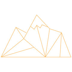 Geometric Mountain Linese