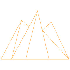 Geometric Mountain Linese