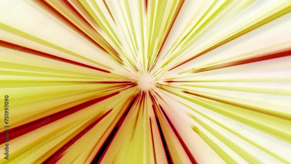Poster cyber jump in colorful ray tunnel. motion. moving tunnel with lines of velocity in space. psychedeli
