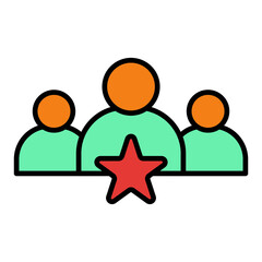   Next GenLeaders line filled icon