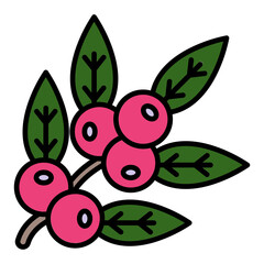   Camu camu line filled icon