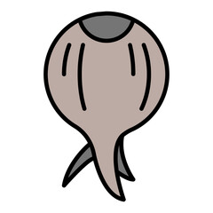   Maca root line filled icon