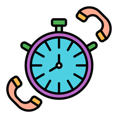   Quick Response Quiver line filled icon