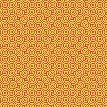 seamless red yellow pattern poster background. Vector illustration