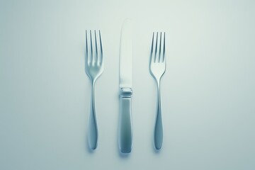 Knife and Fork in the concept of dining and gastronomy