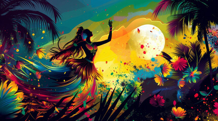 These abstract backgrounds burst with the flavors of Brazil and other Carnivalloving countries filled with tropical fruits exotic flowers and lively dancers.