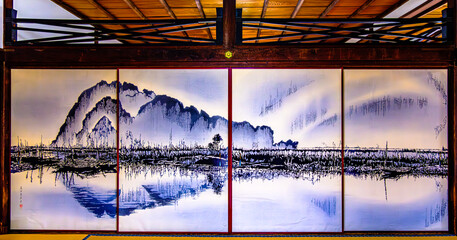 京都、建仁寺の襖絵