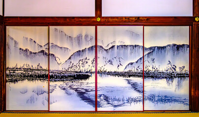 京都、建仁寺の襖絵
