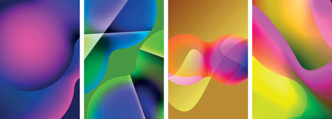 Abstract colors. Abstract backgrounds for wallpaper, business card, cover, poster, banner, brochure, header, website