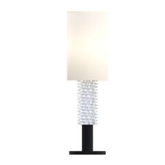 table lamp isolated on transparent background, room lamp, 3D illustration, cg render - 752009223