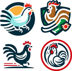 The Chicken Icon makes an attractive and great logo for a chicken business company