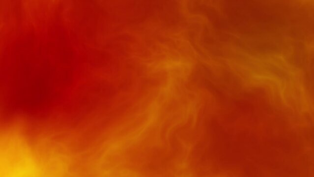 Glowing Heat Abstract Background - Inferno Symphony: A Searing Red Hot Fluid Surface in Motion