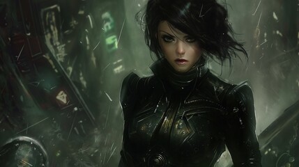Fototapeta premium Malevolent Nexus The Sadistic Super-Criminal Obsession with Alien Artifacts and Stolen Technology