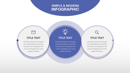Fresh and concise infographic design. Vector infographic template.