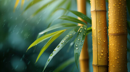 Close up of Bamboo background.