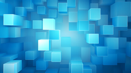 Abstract 3d geometric shapes background