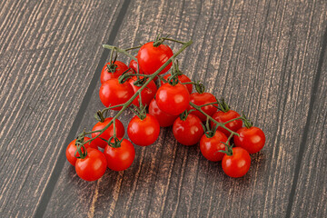 Ripe sweet Cherry tomato branch