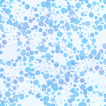 青色の水玉の背景素材