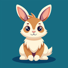 cute-rabbit-vector illustration 