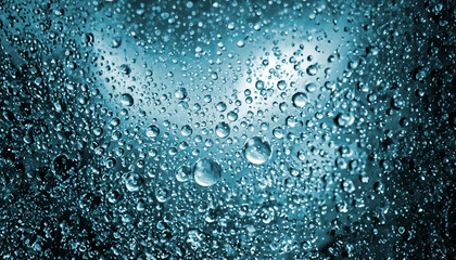 Image of light blue soda water - obrazy, fototapety, plakaty