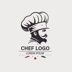 Chef vector logo design