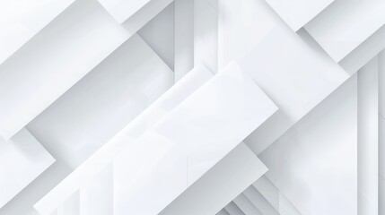 Abstract White Geometric Banner: A Modern and Minimalist Design Background for Versatile Use